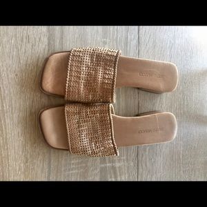 Sesto Meucci Vintage BraidedLeatherOpentoe Sandals